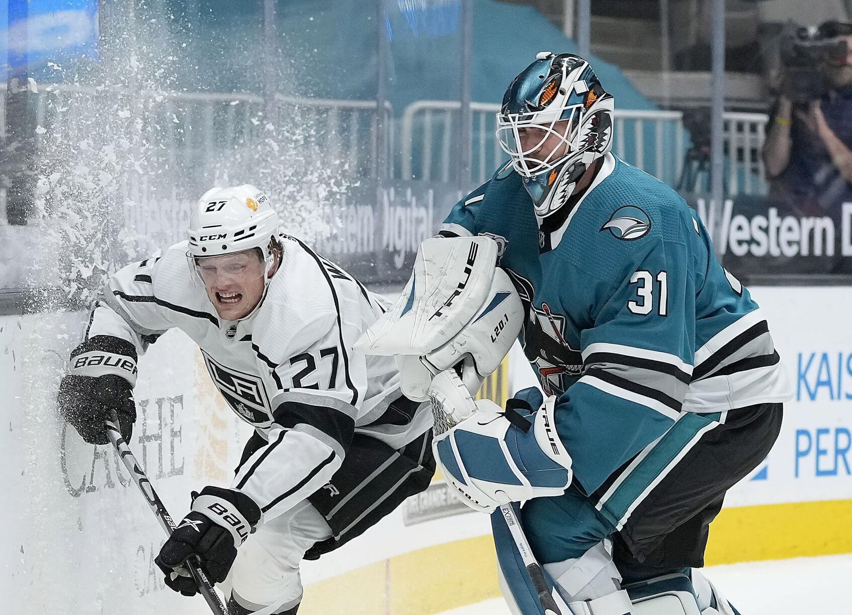 APTOPIX Kings Sharks Hockey